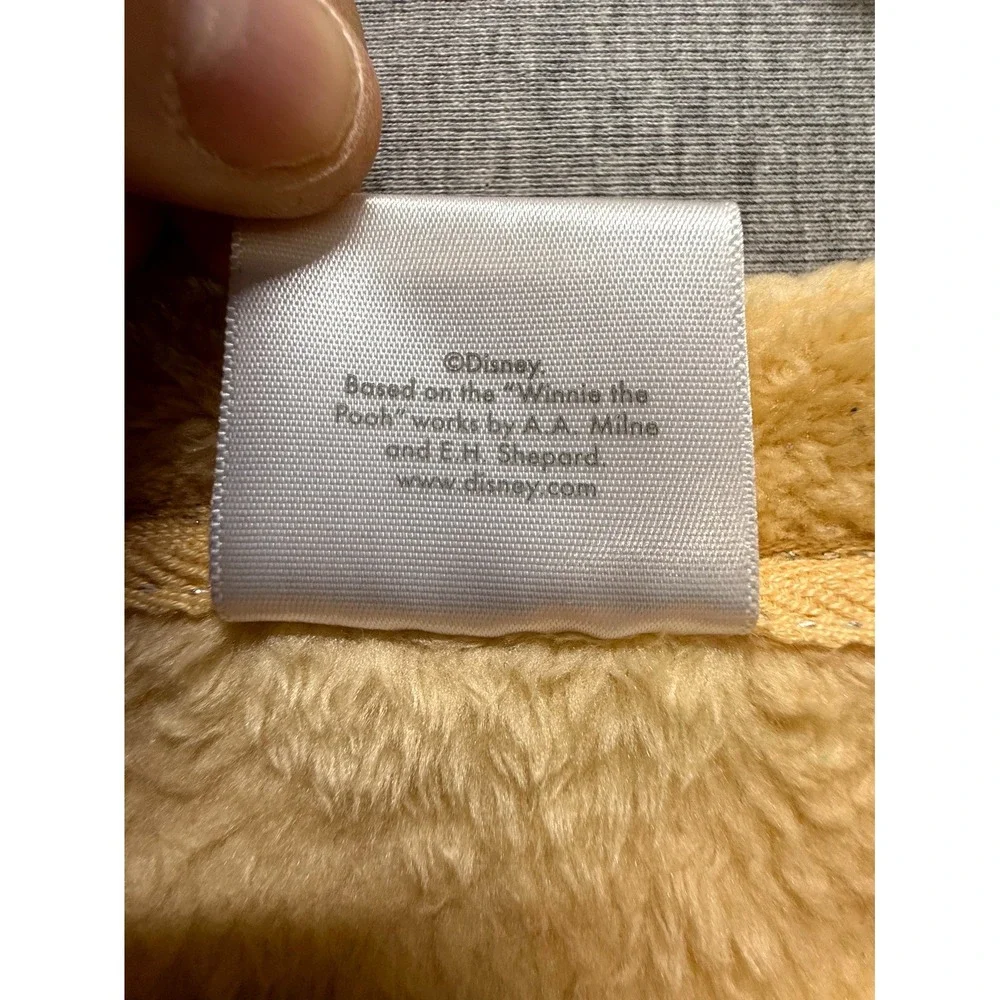 Disney Winnie The Pooh Fleece Sleep Shirt Girl L (10-14) Beige Hunny Embroidered